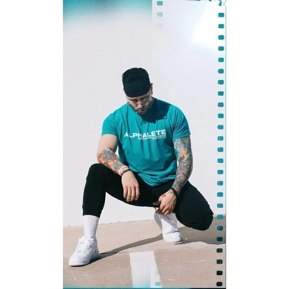 ✨Alphalete Performance Sz Large Teal Tee✨